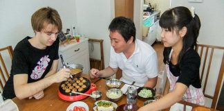 Japanese host family